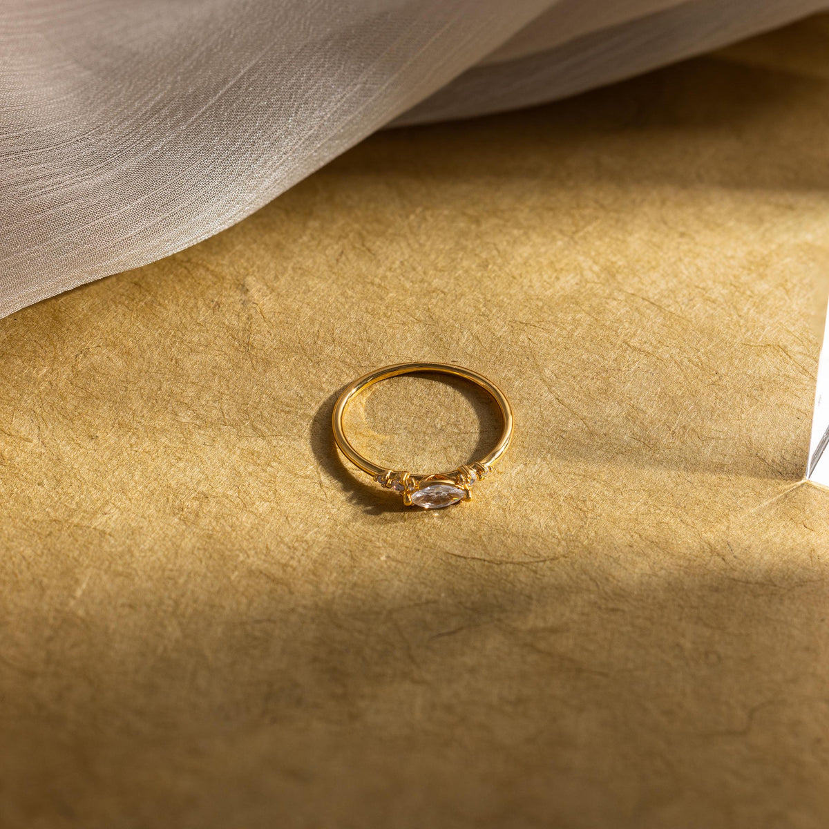 Marquise diamond ring