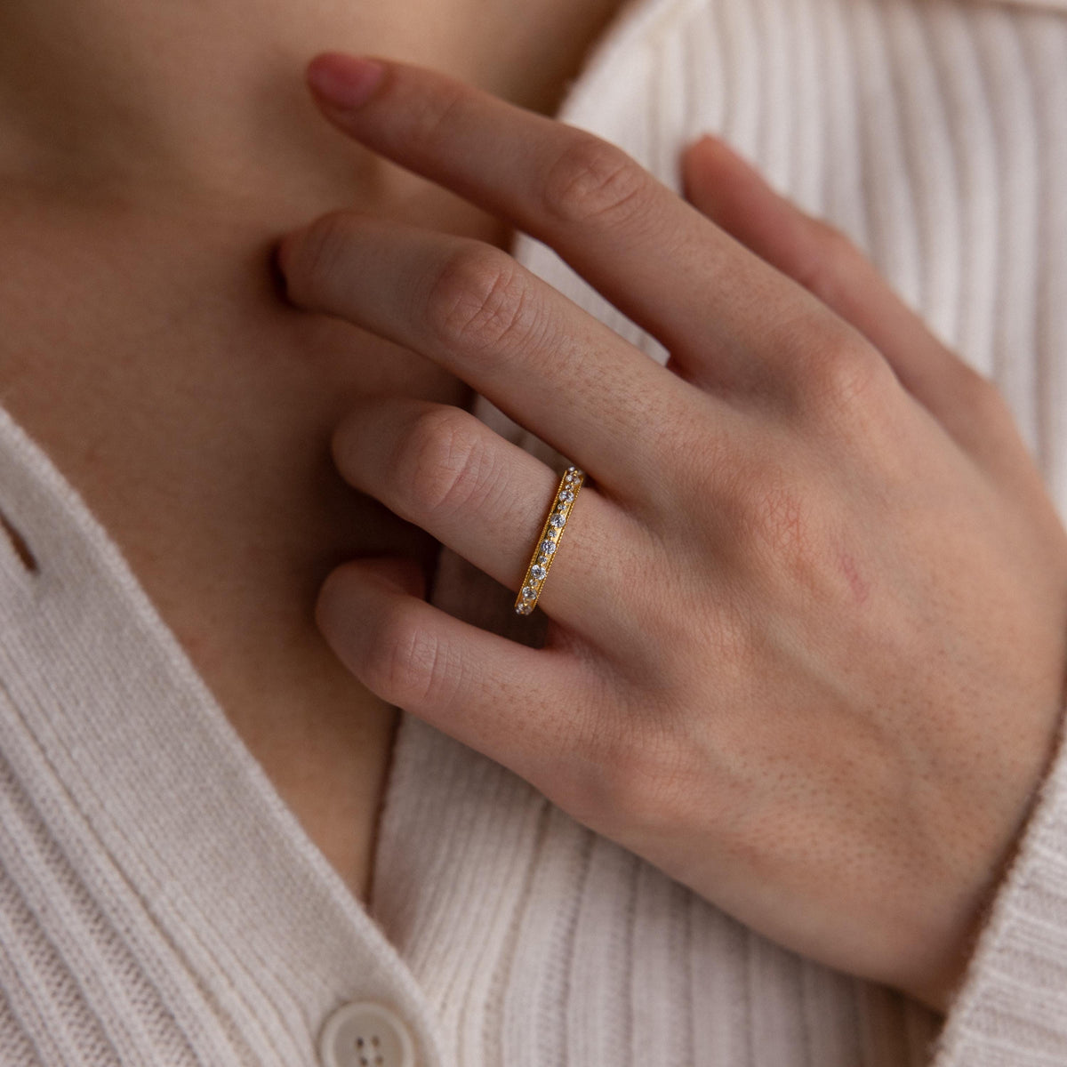 Diamond eternity ring