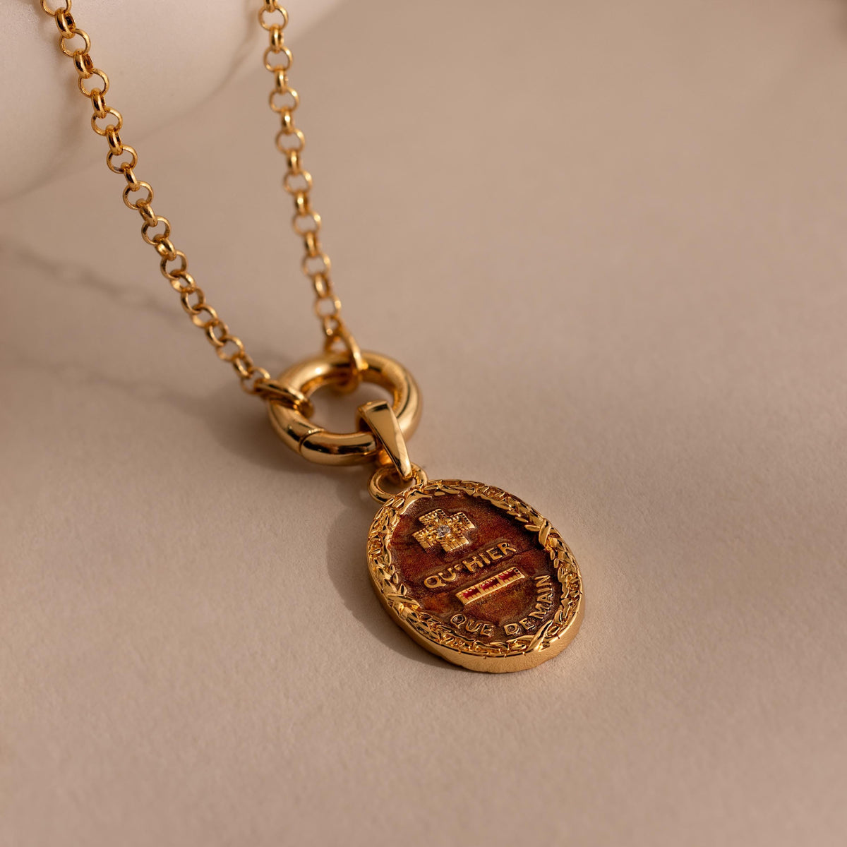 Love poem pendant necklace