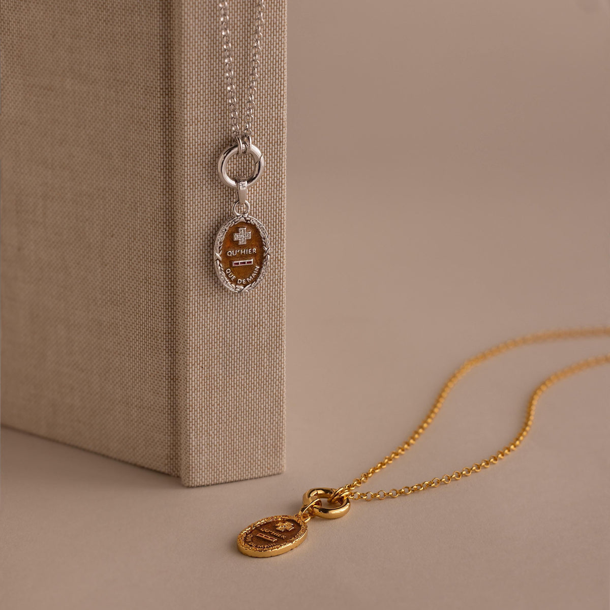 Love poem pendant necklace