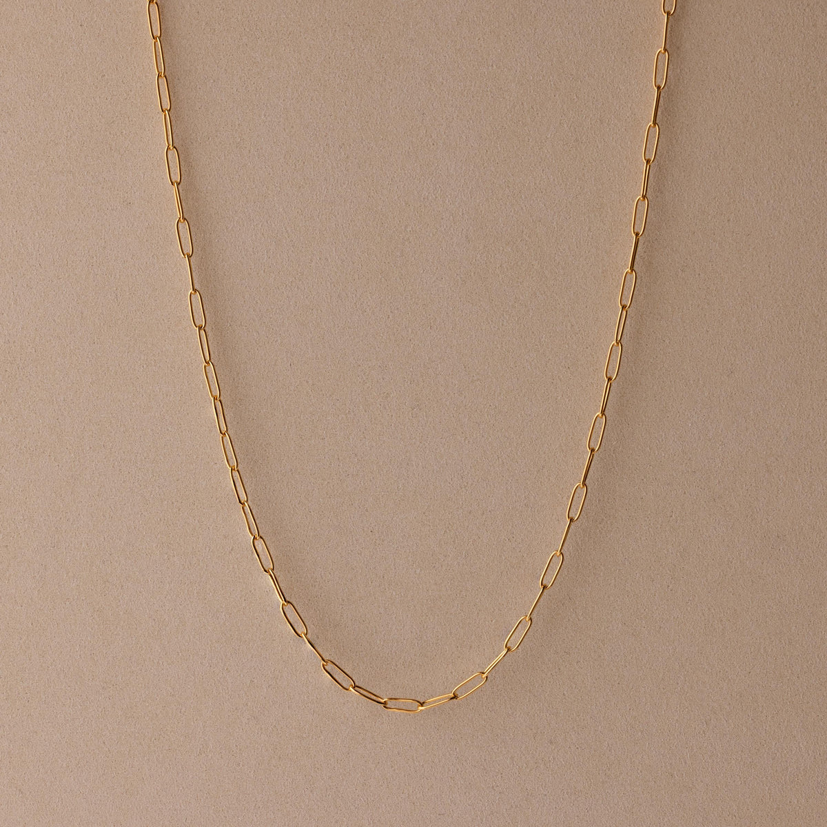 Paperclip chain necklace