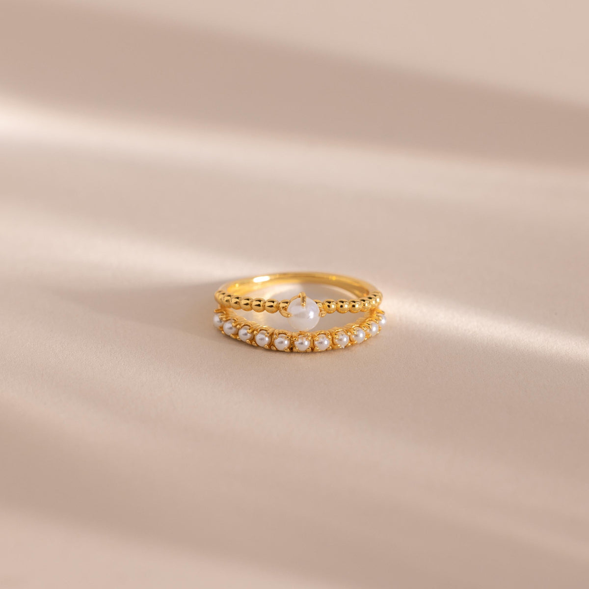 Pearl duo ring
