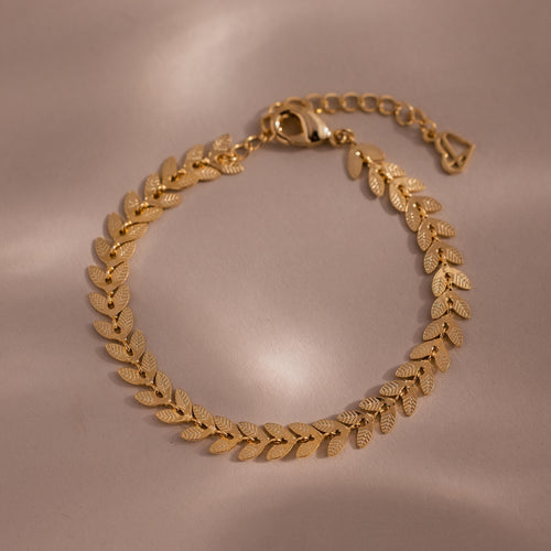 Leaf Link Bracelet