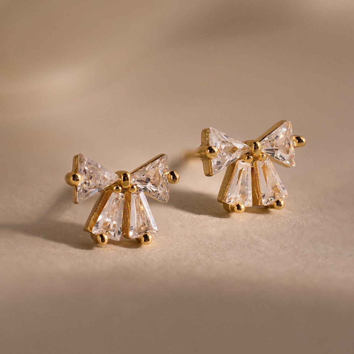 Diamond bow studs 1