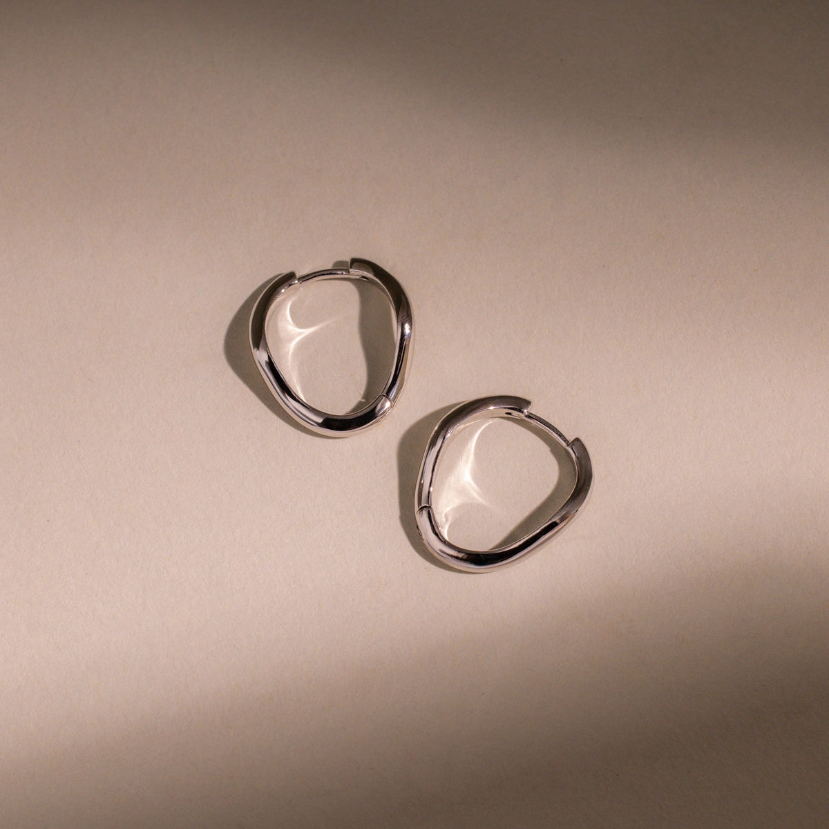 Organic wave earrings 3