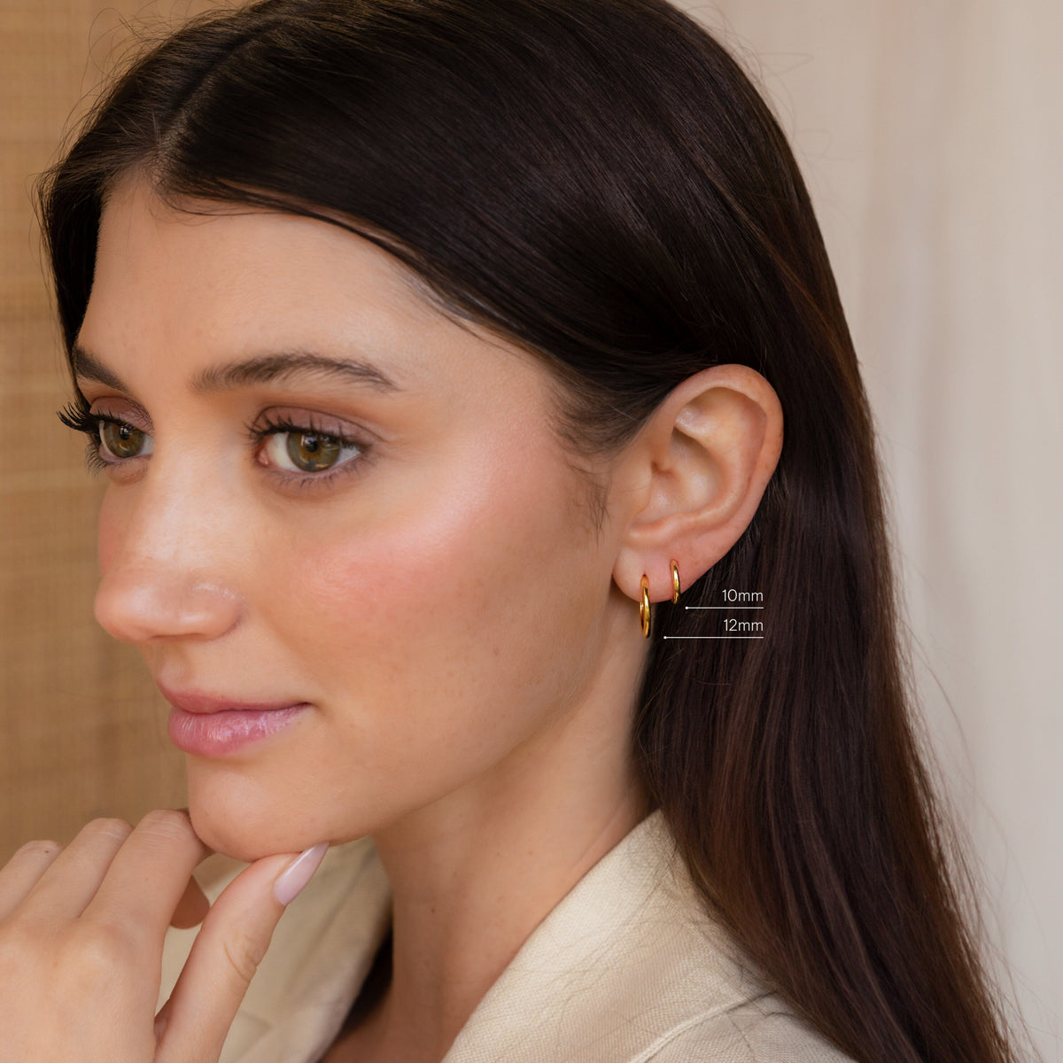 Mini bold hoops