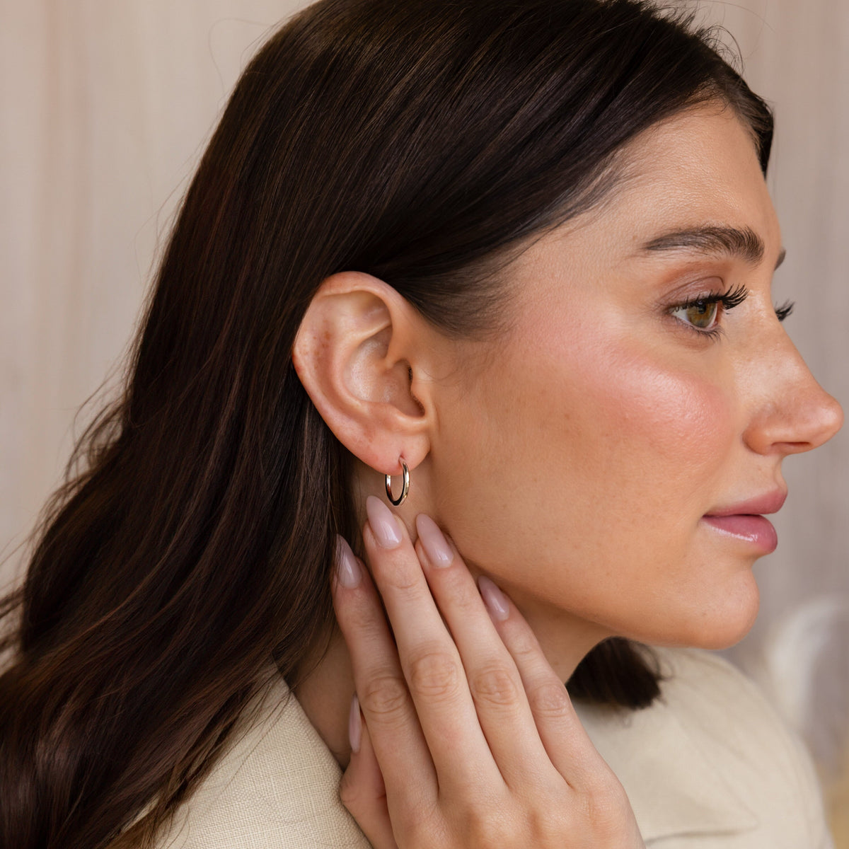 Mini bold hoops