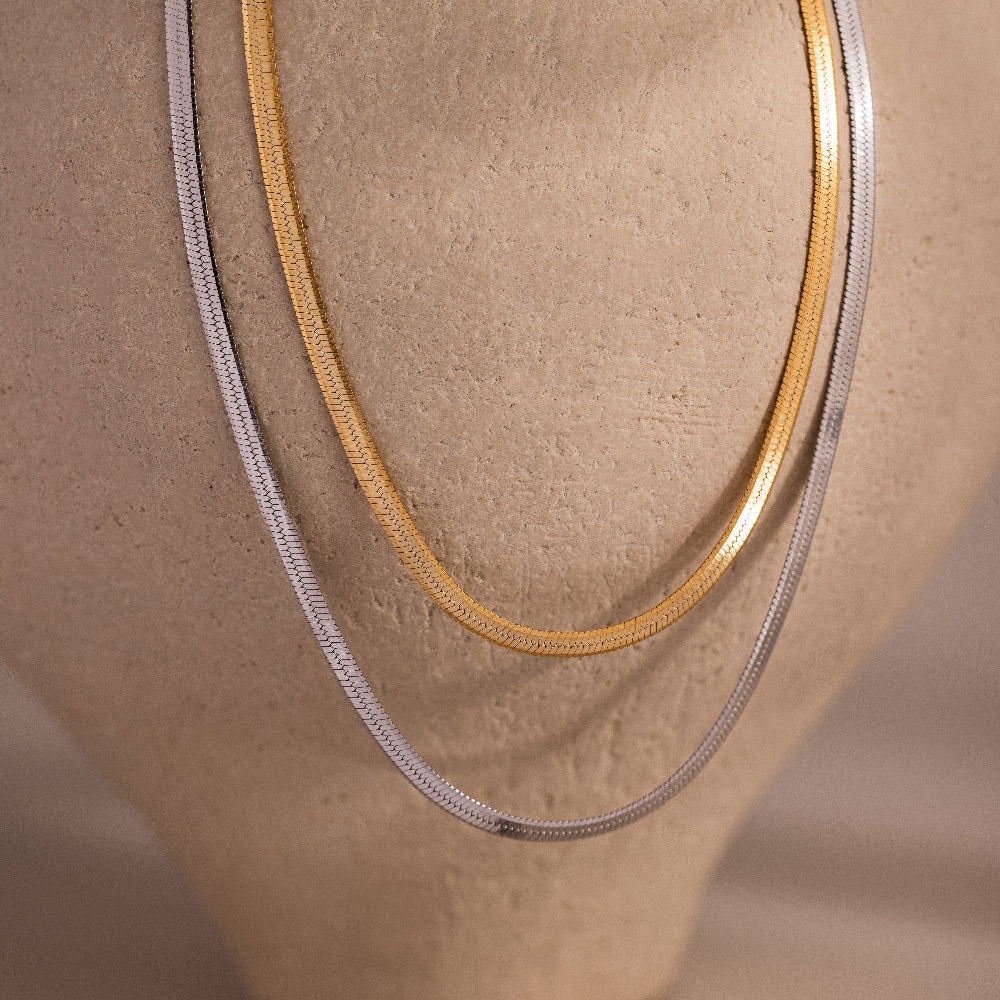 Herringbone necklace
