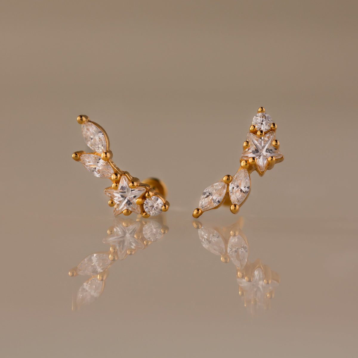 Diamond starfall flat back climbers