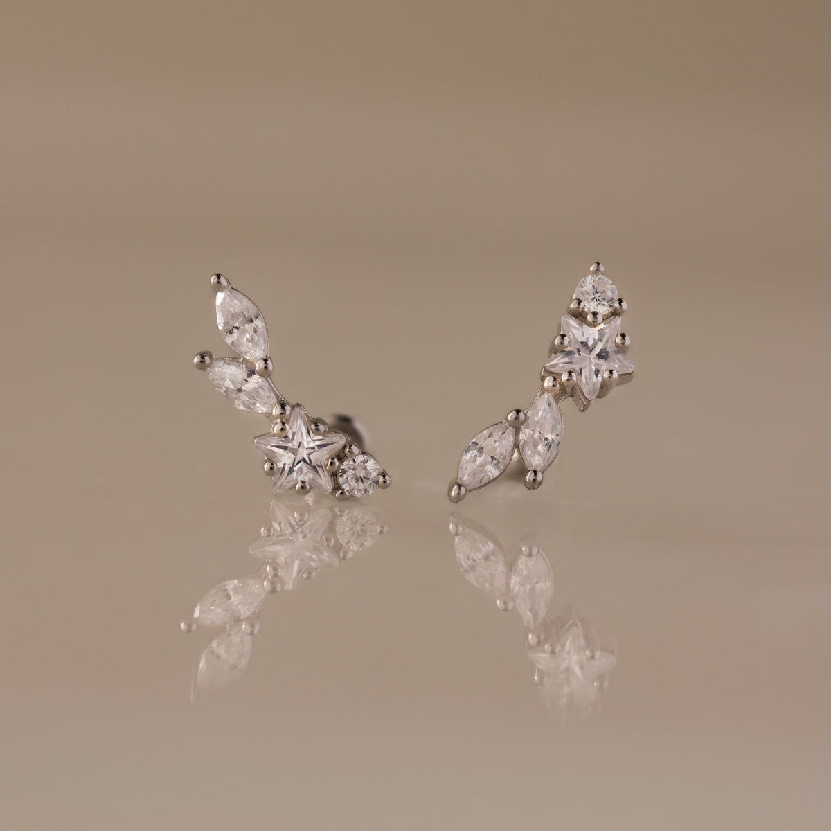 Diamond starfall flat back climbers