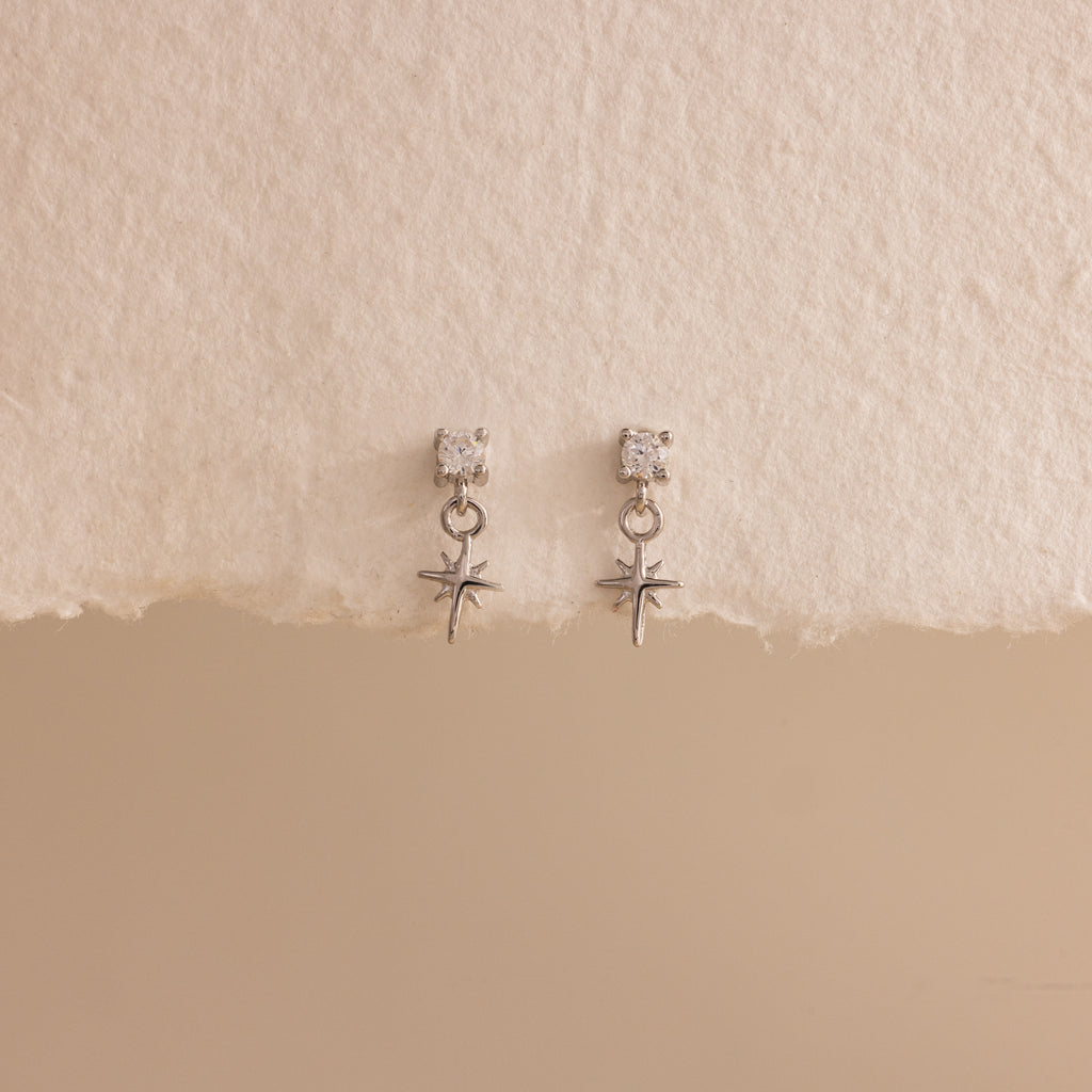 Diamond star flat back studs